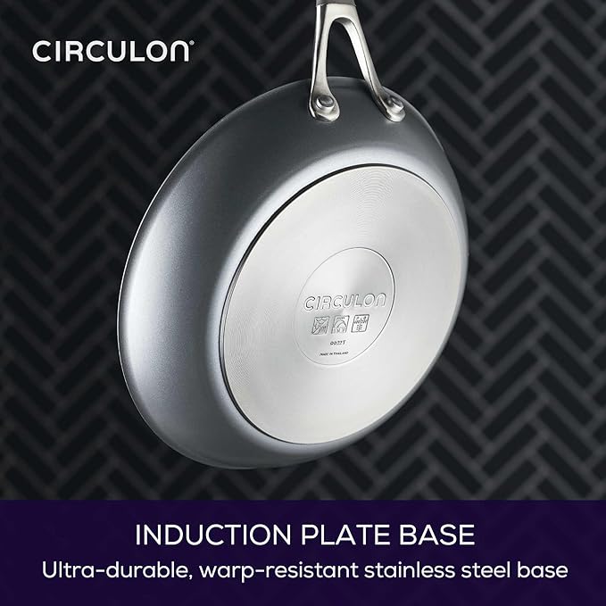 Circulon A1 Series with ScratchDefense Nonstick Induction Pots and Pans Cookware Set, Induction Cookware, Kitchen Essentials, 9-Piece, Graphite - Image 7
