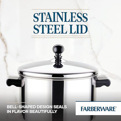 Farberware Classic Stainless Steel 4-Quart Covered Saucepot - - Silver (Pack of 4) - Image 6