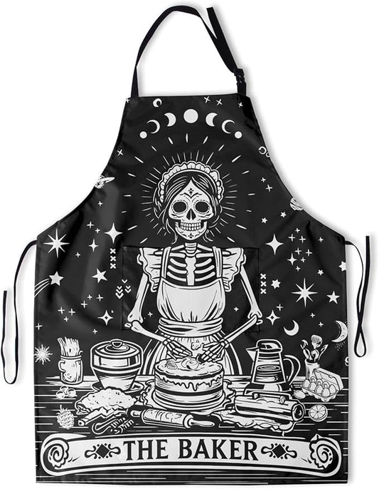 Funny Apron Polyester Grooming Aprons with Pocket for Cooking Kitchen Grilling Adults