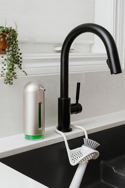 Umbra Penguin 12 oz (355ml) Soap Pump, Kitchen Soap Dispenser, Also Works with Hand Sanitizer, Nickel - Image 9