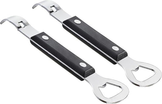 2PCS Bottle Opener, JINLIFA Stainless Steel Manual Can Punch Bottle Cap Beer Bottle Openers, Dishwasher Safe by Unknown