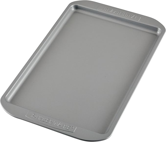 Farberware Nonstick Bakeware 3-Piece Cookie Pan Set, Gray - Image 11