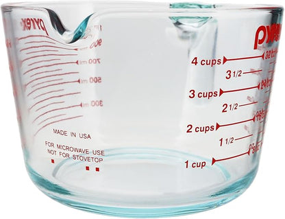 Pyrex 5301485 4 Cup Glass Measuring Cup - Made in USA - Image 3