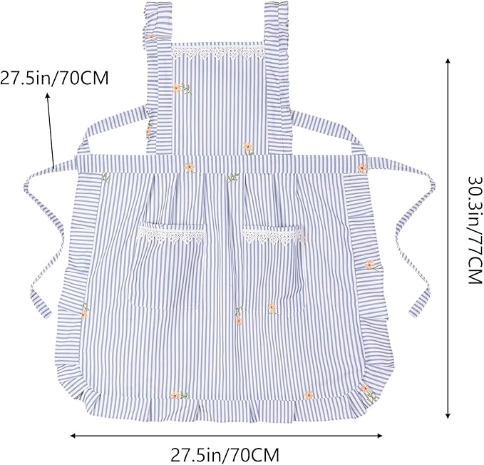 Funny Aprons for Women with Pockets, Kitchen Cooking Grilling Bbq Cute Chef Apron, Mothers Day Birthday Gifts for Women - Image 5