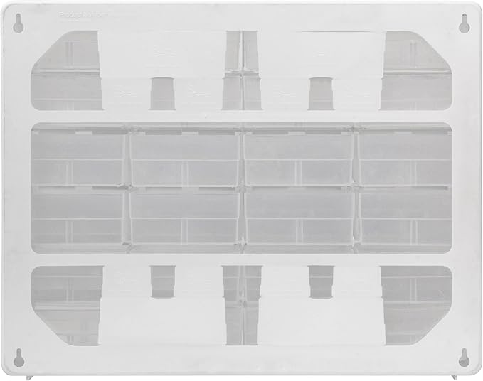 Akro-Mils 24-Drawer Plastic Drawer Storage Cabinet for Garage Organization, Bead Organizer, Building Bricks Storage, Teacher Toolbox, Makeup Organizer, 20-Inch W x 6-Inch D x 16-Inch H, 10124 White - Image 10