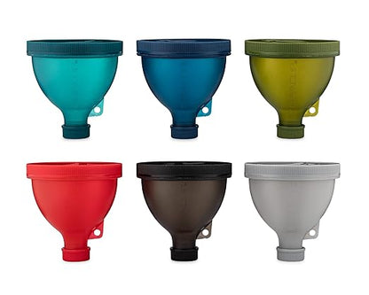 Protein Powder Funnel [6 Pack] Funnels for Water Bottles with Stand, Protein Powder Container to Go, Water Bottle Funnel for Powder, Pre Workout Funnel, BPA Free, Hydra Cup - Image 5