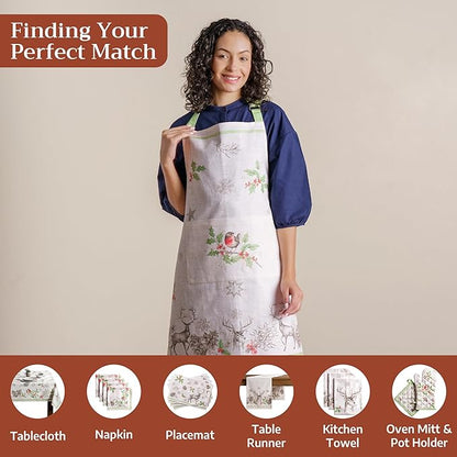 Maison d' Hermine 100% Cotton Apron for women with Pocket Kitchen Chef Apron for Men Cooking Mothers Day Gifts - Image 5