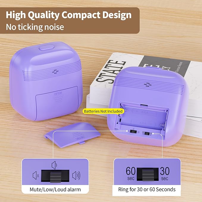 Potty Training Timer- Replace Potty Watch for Toddler Girls Boys, 60-Minute Countdown Viaul Timer with Ring Vibration Reminder for Kids Cultivate The Sense of Time Get to Know Time