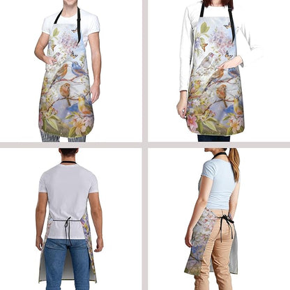 Funny Apron Polyester Grooming Aprons with Pocket for Cooking Kitchen Grilling Adults