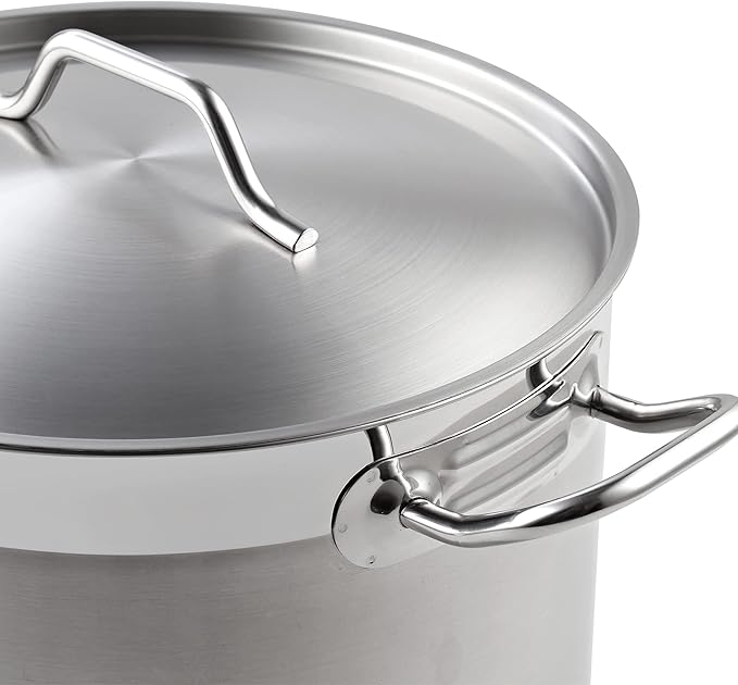 Cooks Standard Stockpots Stainless Steel, 24 Quart Professional Grade Stock Pot with Lid, Silver - Image 7