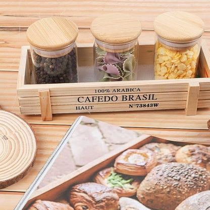 20 Pcs Glass Spice Jars with Airtight Bamboo Lids, Labels and Pen, 2.5oz Mini Clear Food Storage Containers for the Pantry, Kitchen Canisters for Tea, Herbs, Sugar, Salt, Coffee and More - Image 8
