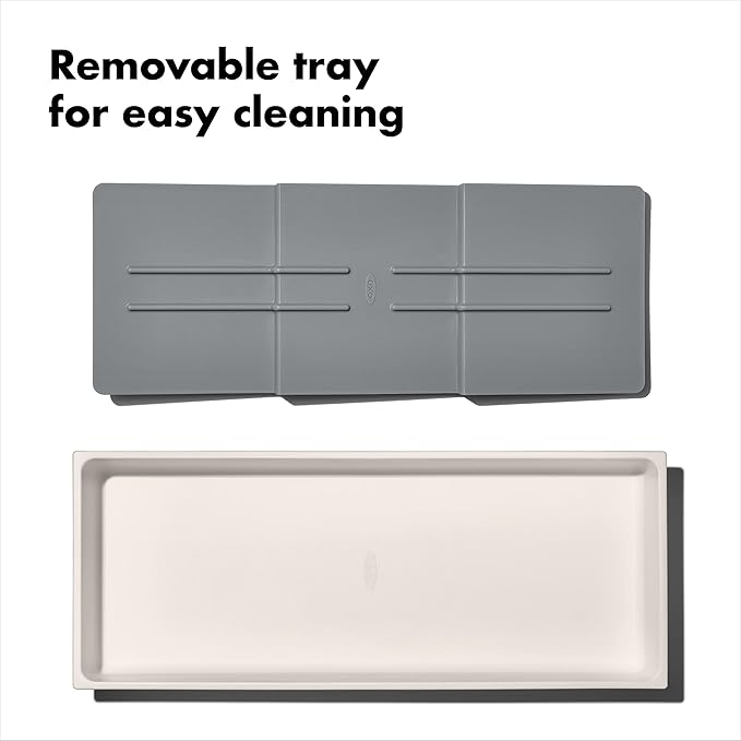 OXO Caddy, Spice Drawer Organizer, White | Good Grips | Compact | Pack of 4 - Image 7