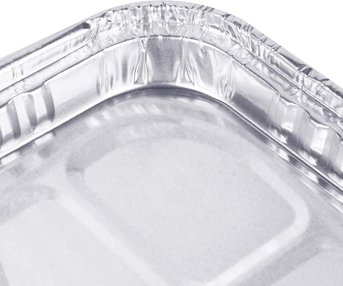 (25 Pack) 1/4 Size Cookie Sheet Baking Cake Pans l 12.8” x 8.9” Disposable Aluminum Foil Trays l Premium Heavy Duty Nonstick Baking Sheets Reusable - Image 5