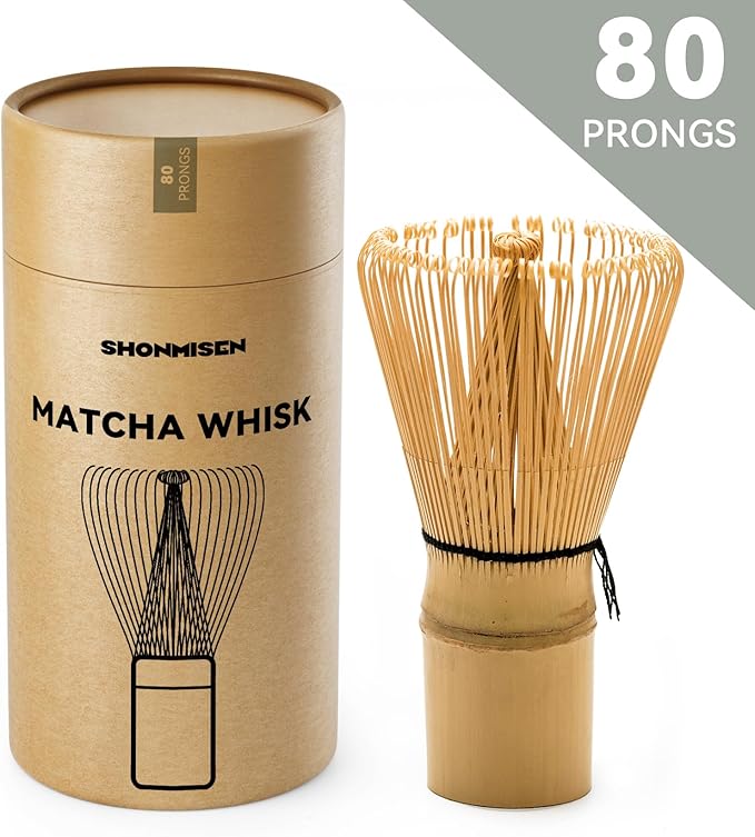 Bamboo Matcha Whisk 80/100/120 Prong, Traditional Japanese Chasen Matcha Stirrer -Authentic Japanese Bamboo Whisk For Matcha Tea (80prongs) - Image 7