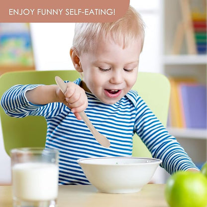 6-Piece Silicone Baby Feeding Spoons, First Stage Infant Spoons, Soft-Tip Easy on Gums I Baby Training Spoon | Infant Utensils Feeding Supplies, Dishwasher & Boil-proof - Image 7
