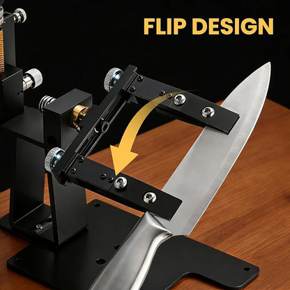 Newise Precision Knife Sharpening System, Adjustable Angle Guided Sharpener Kit with 5 Diamond & Ceramic Stones, for Kitchen, Hunting, Pocket – Professional Sharpening Tool
