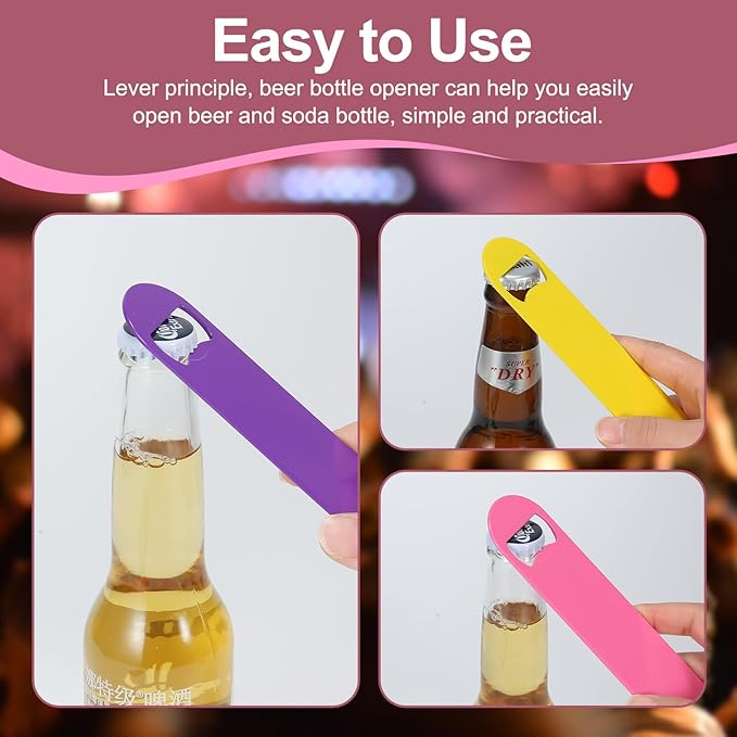 WEGAZ-5 Pack 7 Inches Large Colorful Beer Bottle Openers，Stainless Steel ﻿ - Image 4