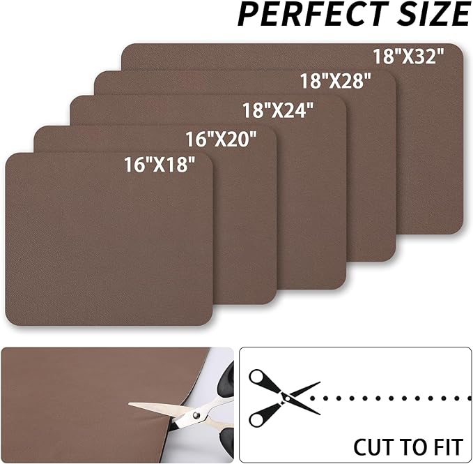 HotLive Dish Drying Mat for Kitchen Counter, Heat Resistant Drainer Mats with Non-slip Rubber Backed, Hide Stain Kitchen Super Absorbent Draining Mat, Easy to Clean Dish Rack Pad, Brown 18"x24" - Image 6