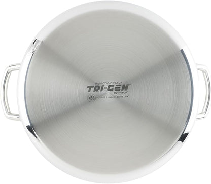 WINCO Tri-Ply Stock Pot, Silver - Image 5