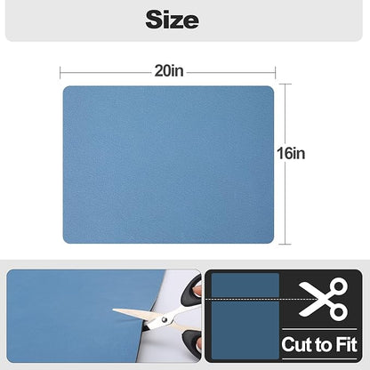 Ecotrim - Dish Drying Mat for Kitchen Counter | Coffee Bar Mat for Countertops | Heat Resistant Drainer Mat with Non-slip Rubber Backed | Hide Stain Kitchen Absorbent Draining Mat | Blue 16"x20" - Image 6