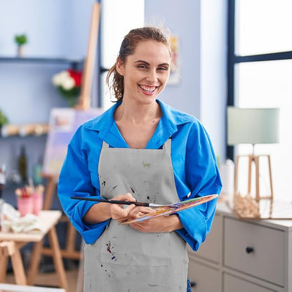15 Pcs Adult Aprons Bulk with Pockets Adjustable Bib Chef Apron for Women Men Painting Cooking Crafting (S/L) - Image 6