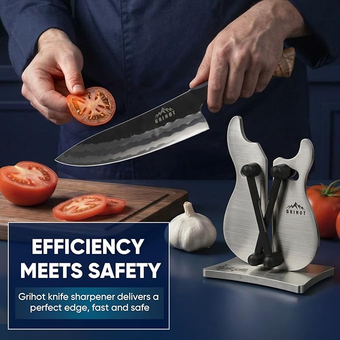 VQ-5 Professional Knife Sharpener | 3-Action Streamlined Guitar Design for Effortless Knife Sharpening - The Ultimate Tool for Precision 11 to 21 Degree Angles - Image 4