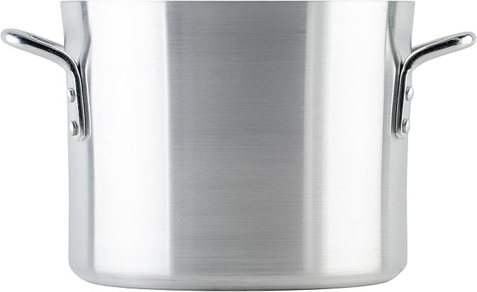 Winco Elemental Aluminum, 8 Qt Stock Pot, 4mm - Image 2