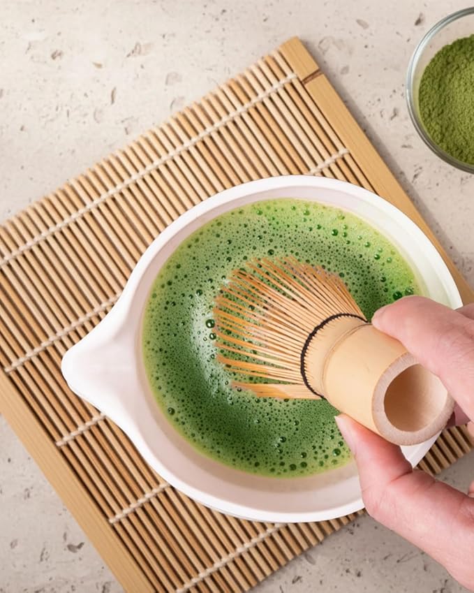 Matcha Whisk - 2-pack Bamboo matcha Whisk set, Handcrafted Traditional Japanese Chasen, 100-Prong Matcha Stirrer Wisk Mixer Brush for Authentic Matcha Tea Preparation - Image 7