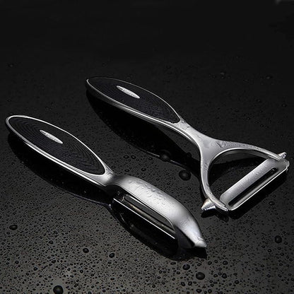 FUHUY Vegetable, Apple Peelers for kitchen, Fruit, Carrot, Veggie, Potatoes Peeler, Y-Shaped and I-Shaped Stainless Steel Peelers, with Ergonomic Non-Slip Handle & Sharp Blade, Good Sturdy (2PCS) - Image 6