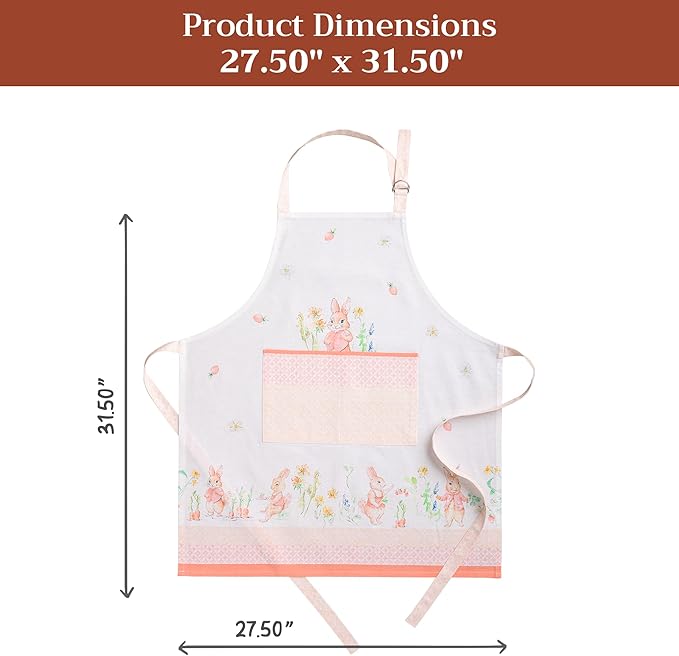 Maison d' Hermine 100% Cotton Apron for women with Pocket Kitchen Chef Apron for Men Cooking Mothers Day Gifts - Image 7