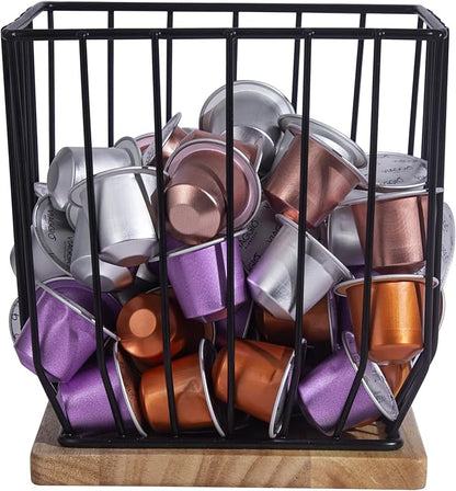 BYTEAIDREX Extra-Large Coffee Pod Holder,K Cup Holders for Counter Small Space,K Cup Storage,Coffee Pod Basket,Coffee Station Organizer, Bar Accessories. by BYTEAIDREX