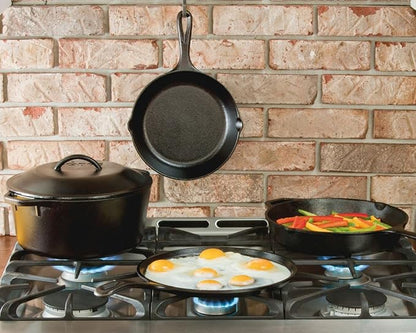 Lodge Cast Iron Dutch Oven - Loop Handle Cooking Vessel - Even Heat Retention - Oven-Safe, Versatile Pot - 5 Quart - Image 6