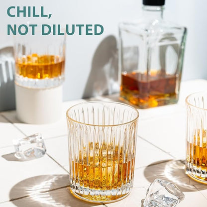 Optish Large Ice Cube Molds, 3 Pack Whiskey Square Ice Molds, 1.8 Inch Big Ice Cube Tray, Stackable Cocktail Ice Tray with Lid, Easy to Release (Green) - Image 8