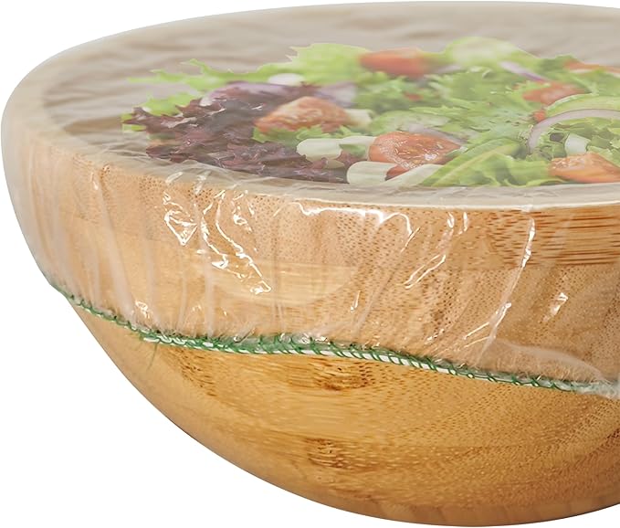 Culinary Elements Reusable Bowl Covers, Fits Larger Bowls and Platters, 20-Pack Full-Size, with Elastic, BPA-Free Plastic Lids for Mixing Bowls, Serving & Baking Dishes by JacentMerchandising