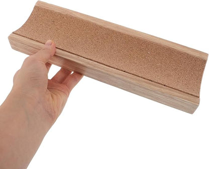 Garneck Wood Rolling Pin Holder Compact Storage Organizer for Pastry Dough Fondant Bakers Space-saving Kitchen Base Stand Compatible with Various Roller