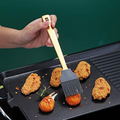 Berglander Gold Basting Brush, Kitchen Brush For Cooking With Titanium Gold Plating, Barbeque Brush, Pastry Brush, BBQ Brush, Dishwasher Safe, Easy to Clean - Image 6
