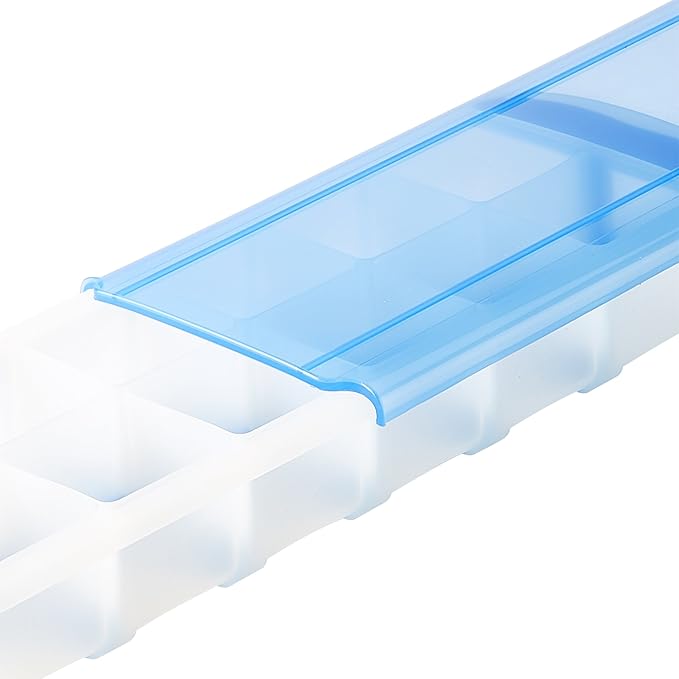 GoodCook Touch Prep and Freeze Ice Tray, 2-oz. Cubes, Stackable with Slide-off Cover - Image 4