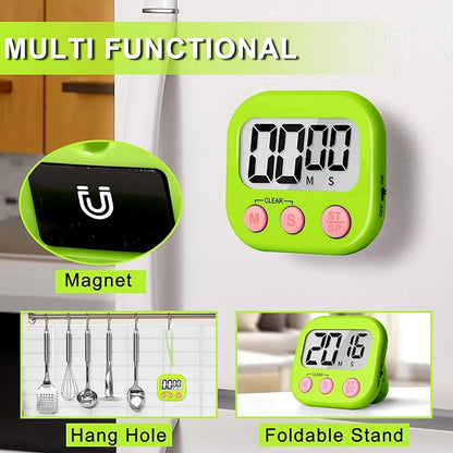 ZILLEEN Classroom Timer for Kids Teachers 4 Pack Digital Timers - Image 2
