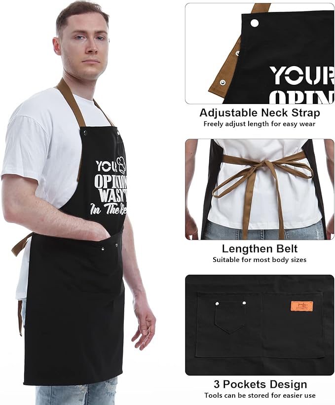 Gifts For Men, Women, Father's Day Gifts, Gifts for Dad, Husband, Boyfriend, Brother, Mom, Wife, Girlfriend, Unique Birthday Gifts, Humor Apron for friends,Bff, Kitchen Chef Aprons Baking Gifts