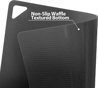 WK Flexible Plastic Cutting Boards Mats for Kitchen, Flexible Non Slip Cutting Mat, Thin Cutting Sheets, BPA Free, Dishwasher Safe, Multi Sizes - Image 2