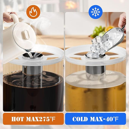 Beverage Dispensers, 4.4 Gallon/16-L Commercial Beverage Dispenser Cold Drink Dispenser Stainless Steel Drink Dispensers with Centre Ice Core and Stand Drip Trays for Parties Pub Cafeteria - Image 4