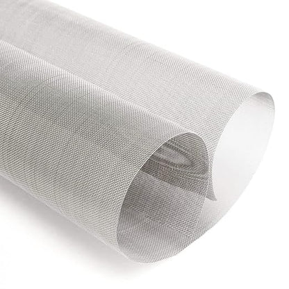 1Pack 100 Mesh 304 Stainless Steel Woven Wire Mesh, Never Rust, Hard and Heat Resisting Wire Mesh, Fine Screen Mesh for Many Projects,11.8 x 23.6 Inch
