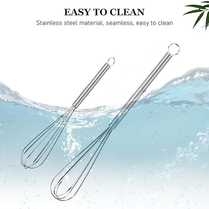 NileHome Mini Whisks Stainless Steel Whisk Set 5" 7" Kitchen Small Wisk Balloon Wire Tiny Whisks for Cooking, Whisking, Blending, Beating, Stirring 2Pack - Image 7