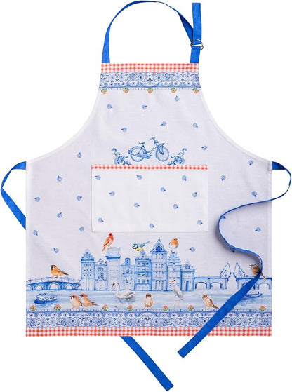 Maison d' Hermine 100% Cotton Apron for women with Pocket Kitchen Chef Apron for Men Cooking Mothers Day Gifts by MaisondHermine