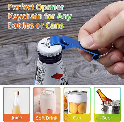 400 Pack Colorful Metal Bottle Opener Keychains Bulk, Tiny Beverage Opener Party Favor (Colorful, 400 Pcs) - Image 4