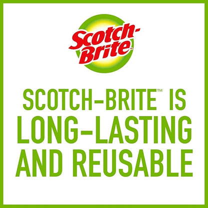 Scotch-Brite Odor Resist Soap Control Dishwand Brush, Non-Scratch Cleaning Brush with Scraper, Stands Upright (Pack of 4) - Image 7