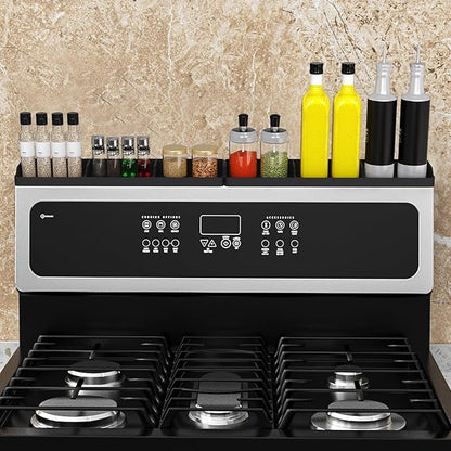 Foeacry 30 Inch Silicone Stove Oven Top Shelf Magnetic for Kitchen Gadgets, Soft Flexible Strong Magnetic Heat Resistant Spice Rack Kitchen Organizer - Image 7