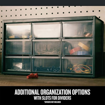 CRAFTSMAN Storage Organizer Bin System, 9 Compartment, Plastic (CMST40709) (Pack of 2) - Image 7