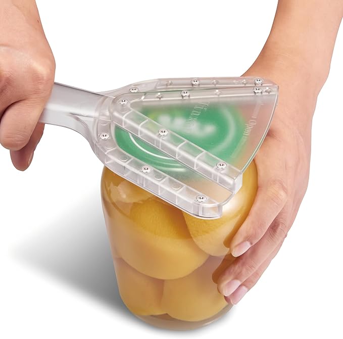 Uinxan Jar Opener for Weak Hand & Seniors with Arthritis,Easy Twist Off Bottle Caps,Patent | Unique Kitchen Gadgets,Handheld Lid Top Open for Elderly/Women/Men (Transparent) - Image 5