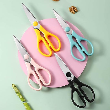 Light Green Kitchen Shears, Rkqoa Kitchen Scissors Heavy Duty Cooking Scissors, Dishwasher Safe Scissors Kitchen House Essentials Supplies, Stainless Steel Sharp Utility Shears for Meat, Chicken